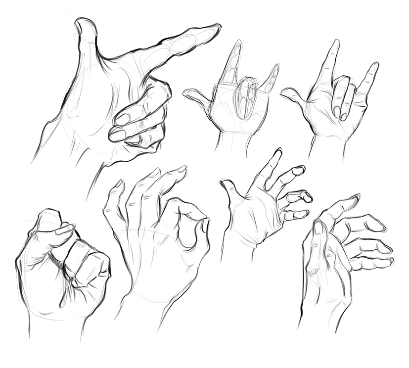 7 mano destra durevole per disegnare schizzi Keyren con dita flessibili modello a mano in legno perfettamente proporzionato 